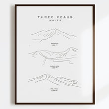 Load image into Gallery viewer, Three Peaks Wales