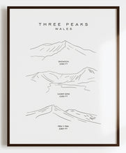 Load image into Gallery viewer, Three Peaks Wales